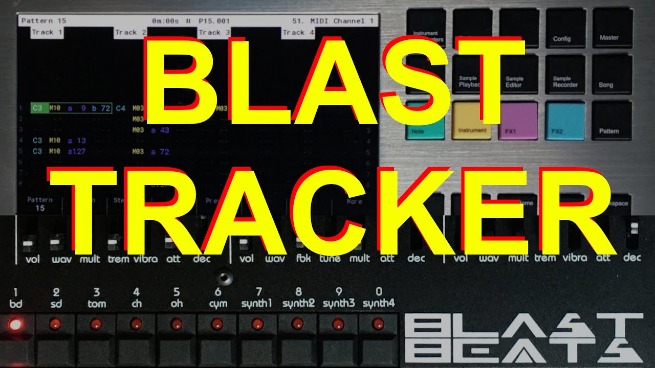 Twisted Electrons BlastBeats & the Polyend Tracker - A perfect retro match
