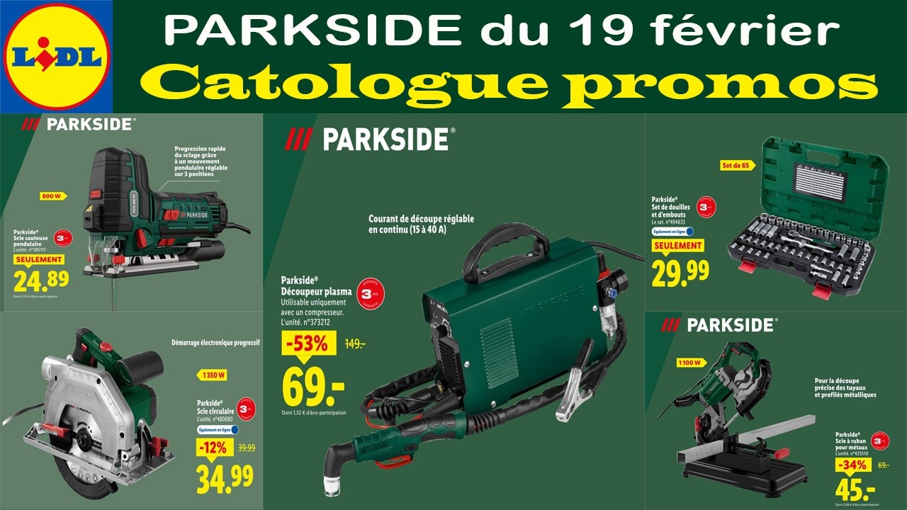 🛠️ ARRIVAGE PARKSIDE : LES NOUVEAUTÉS DU 19 FÉVRIER CHEZ LIDL ! #Parkside #LidlBricolage #Outillage