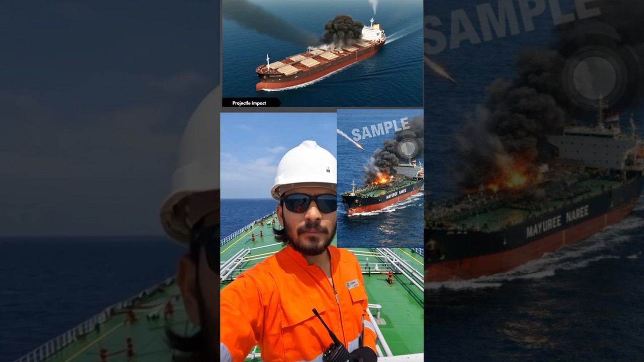 🚨 Mayuree Naree Ship Under Attack! What Really Happened in Strait of Hormuz? 🌊🔥#shorts