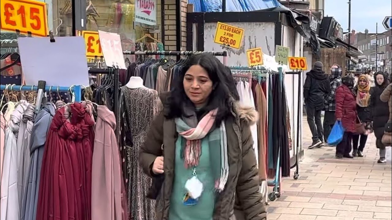 🇬🇧 EAST LONDON WALKING TOUR, GREEN STREET WALK, UPTON PARK, 