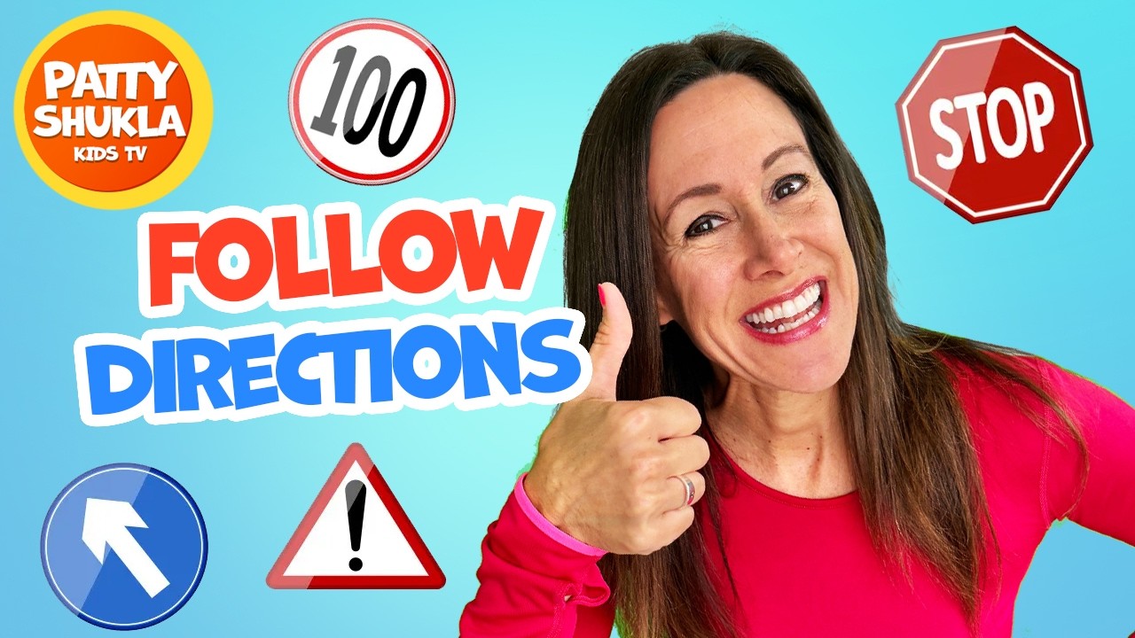 STOP Follow Directions Song for Children, Kids and Toddlers | Patty Shukla