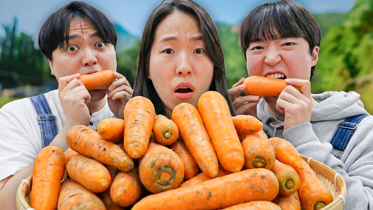 당근만 가지고 하루종일 요리 해먹기ㅋㅋㅋㅋ🥕🥕
