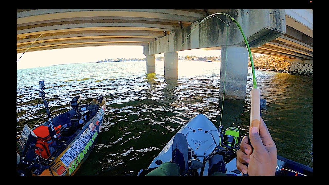 Big Crappie & Whipers | Fishing Bridge Pylons on Lake Conroe