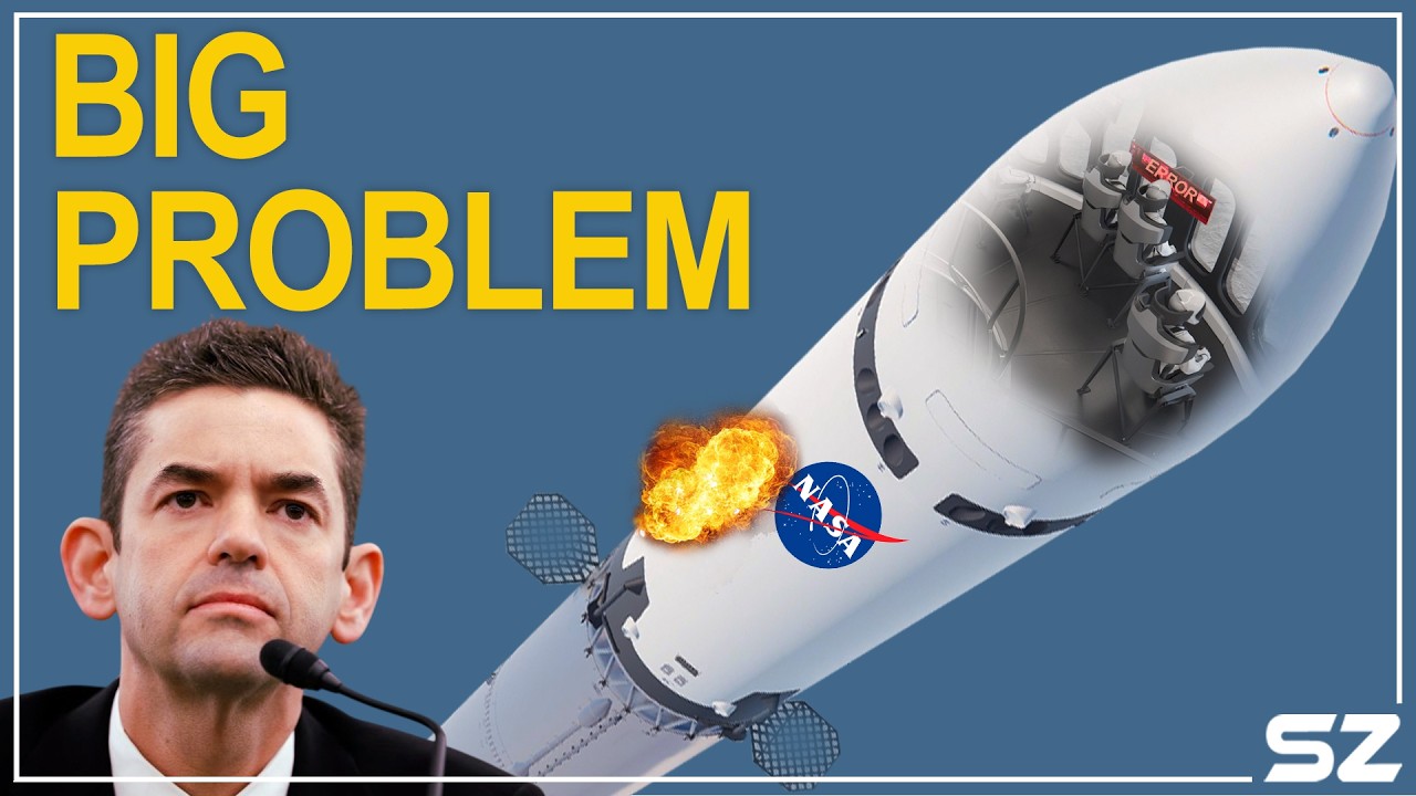 НАСА обнаружило серьезную проблему с системой HLS космического корабля Starship при возвращении н...