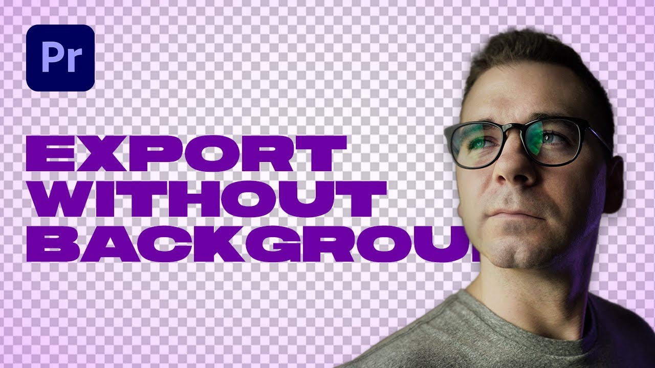 Как экспортировать видео с прозрачным фоном (альфа-канал) Учебное пособие Premiere Pro 2023 | Легко