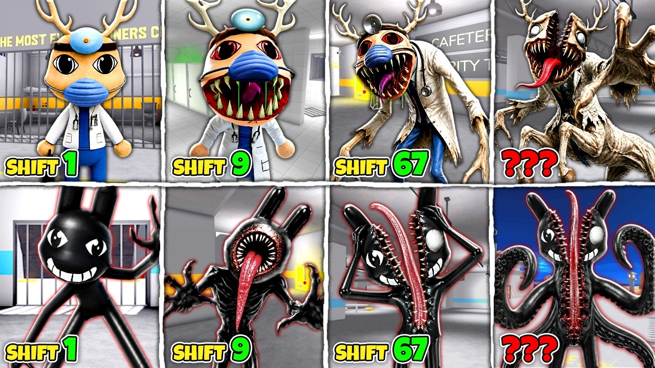 INFECTED EVOLUTION OF ROBLOX ANIMAL HOSPITAL ANOMALY! What If I Became ALL PHASE in BARRY PRISON RUN