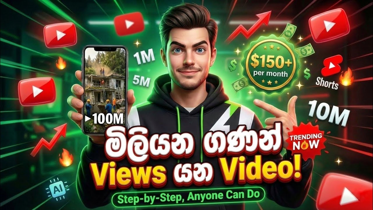 Make VIRAL AI Floor Transformation Videos in Seconds! 🏠 (Sinhala Tutorial)