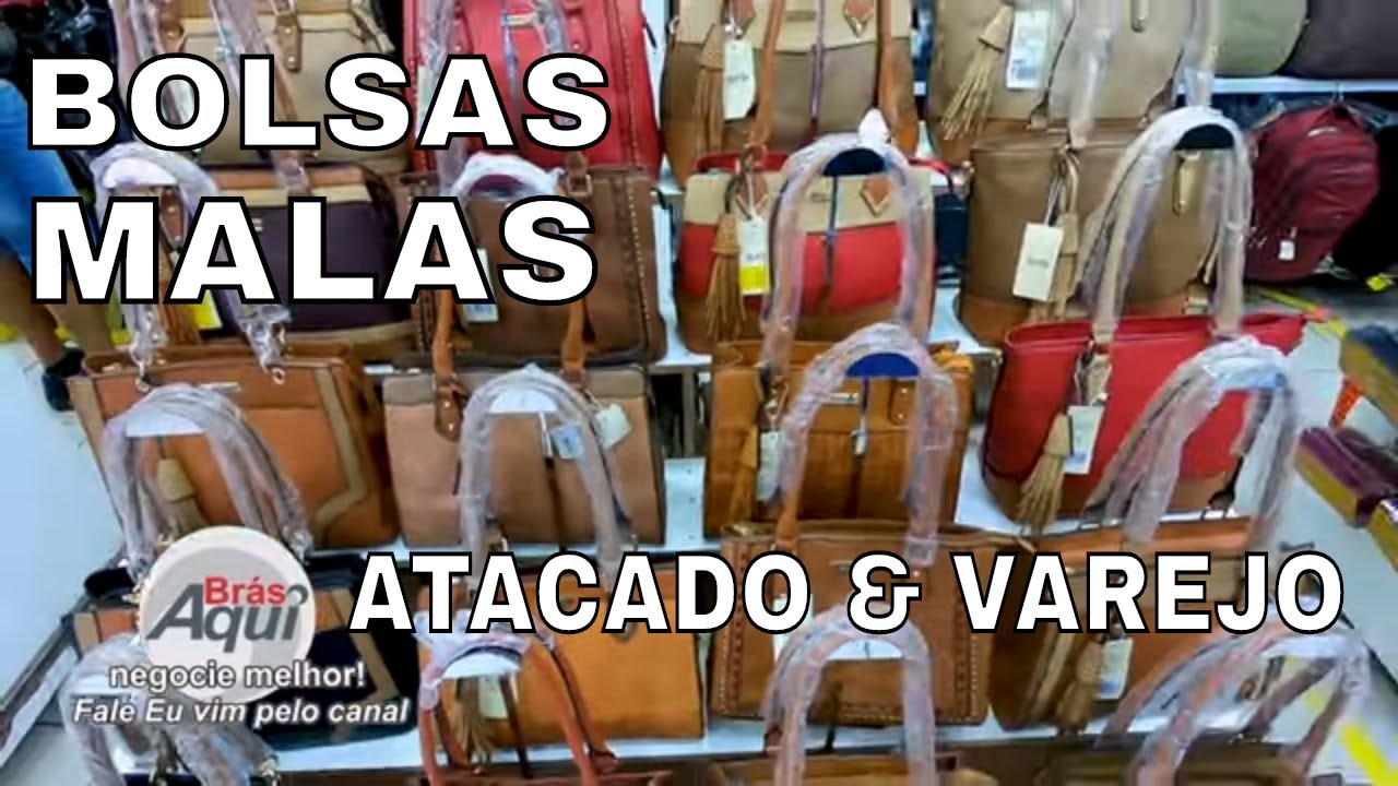 Aonde comprar Malas, Bolsas, Mochilas, Carteiras, Maletas VAREJO E ATACADO FORNECEDOR BRAS