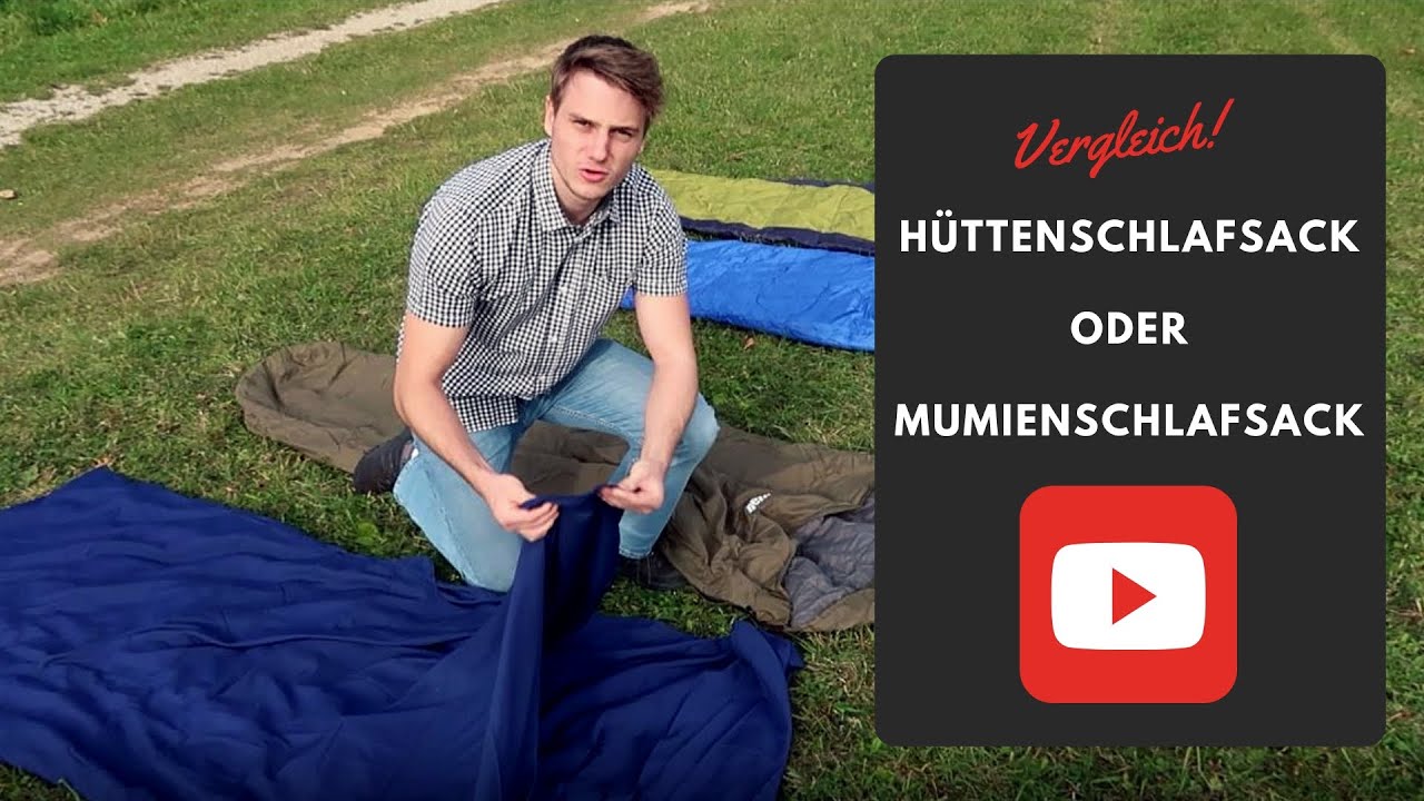 Hüttenschlafsack oder Mumienschlafsack ❘ kurze Information