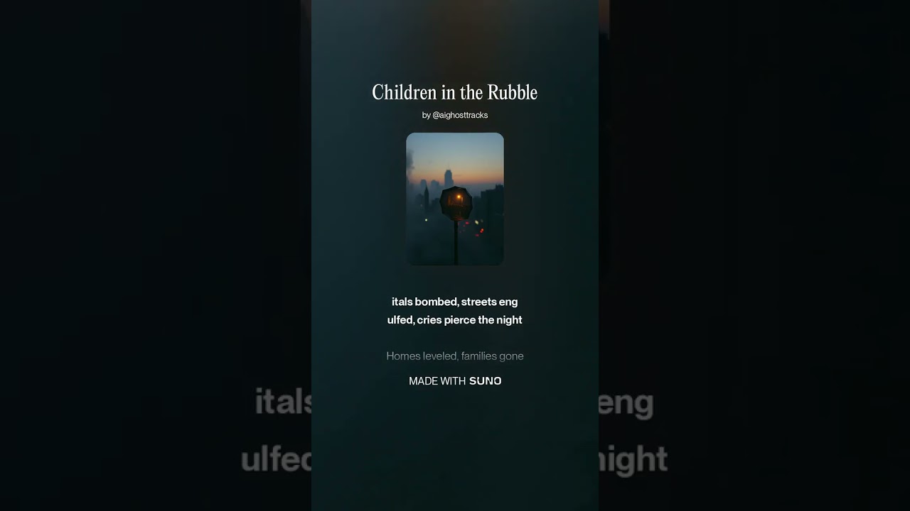 Children in the Rubble #rap #hiphop  #music #newmusic #aighosttracks