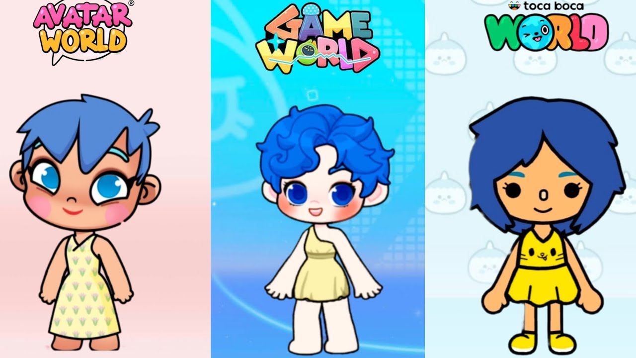 Joy inside out Inspired look In 3 Gameplay #pazu #avatarworld #gameworld #towniz 