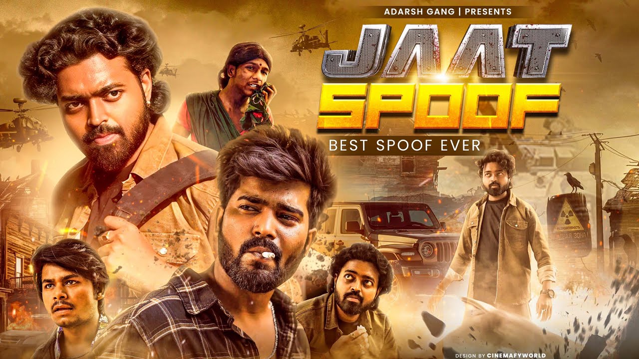 Latest Movie Best Action Spoof Ever - Adarsh Anand | ft. Sunny Deol Action - JAAT Best Action Scene