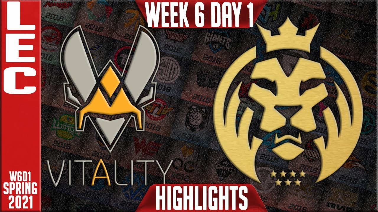 VIT vs MAD Highlights | LEC Spring 2021 W6D2 | Vitality vs MAD Lions