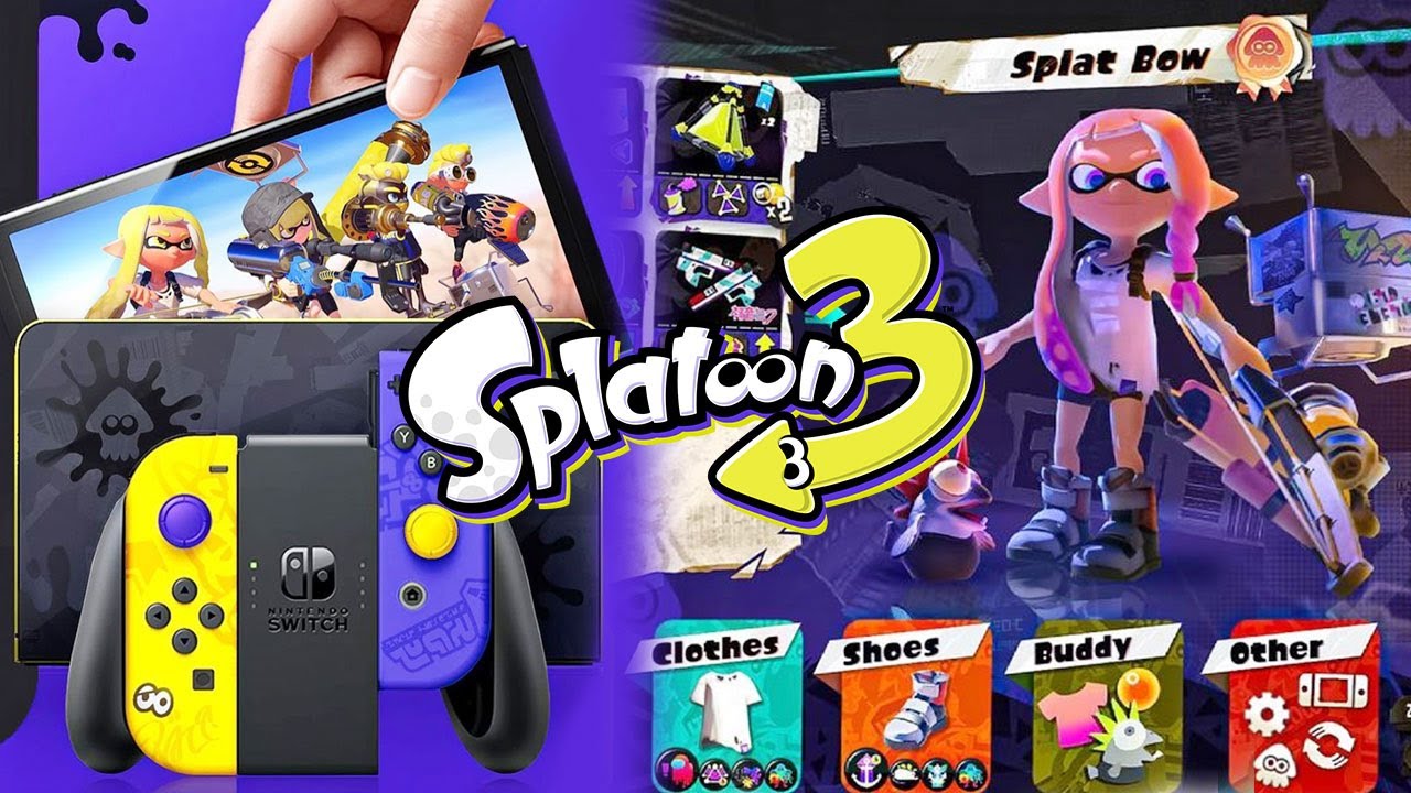 INCRE&Iacute;BLE SWITCH EDICI&Oacute;N LIMITADA DE SPLATOON 3 - by Pufuu