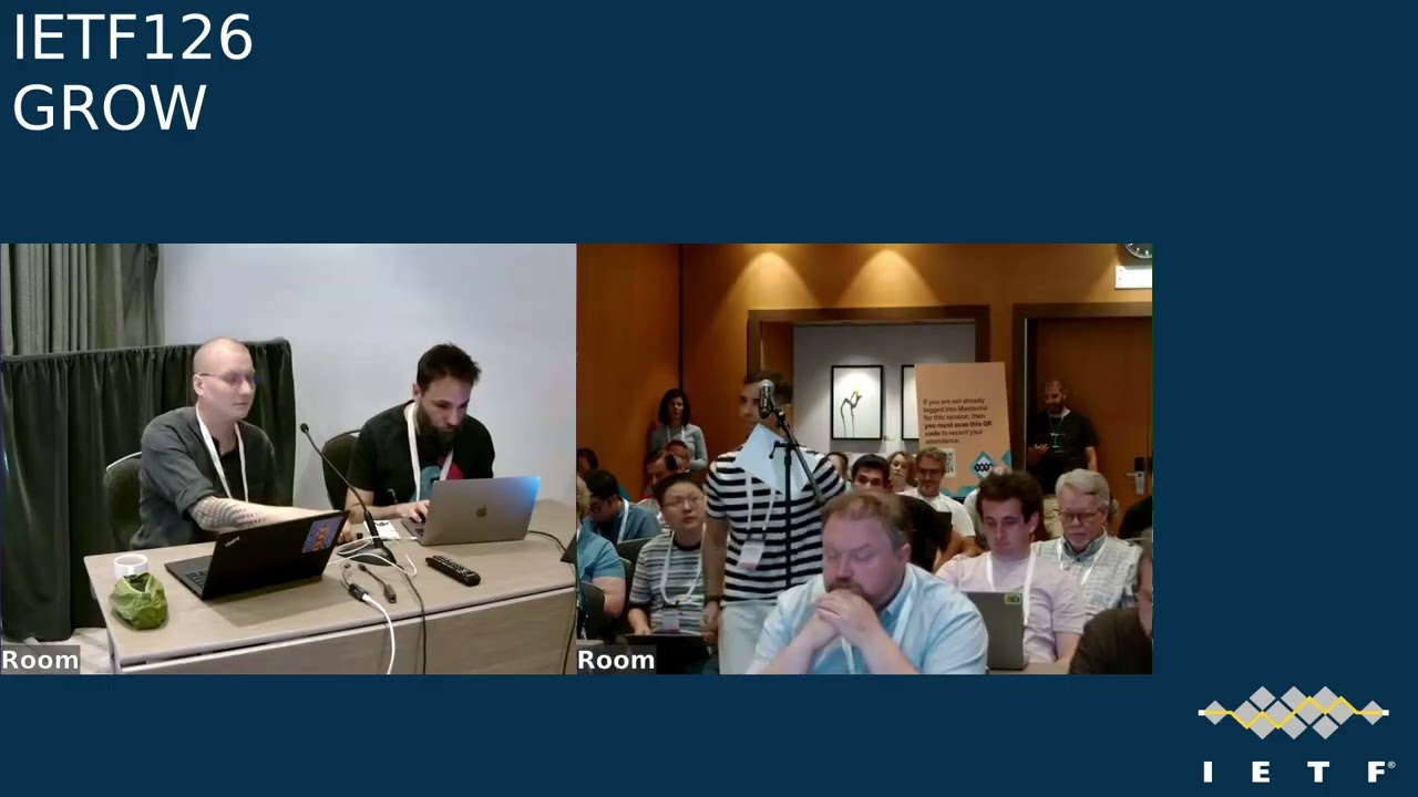 IETF 126: Global Routing Operations (GROW) 2026-07-22 14:00