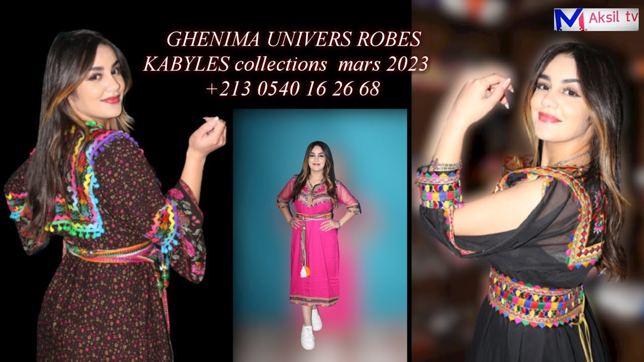 GHENIMA UNIVERS ROBES KABYLES collections  mars 2023  +213 0540 16 26 68