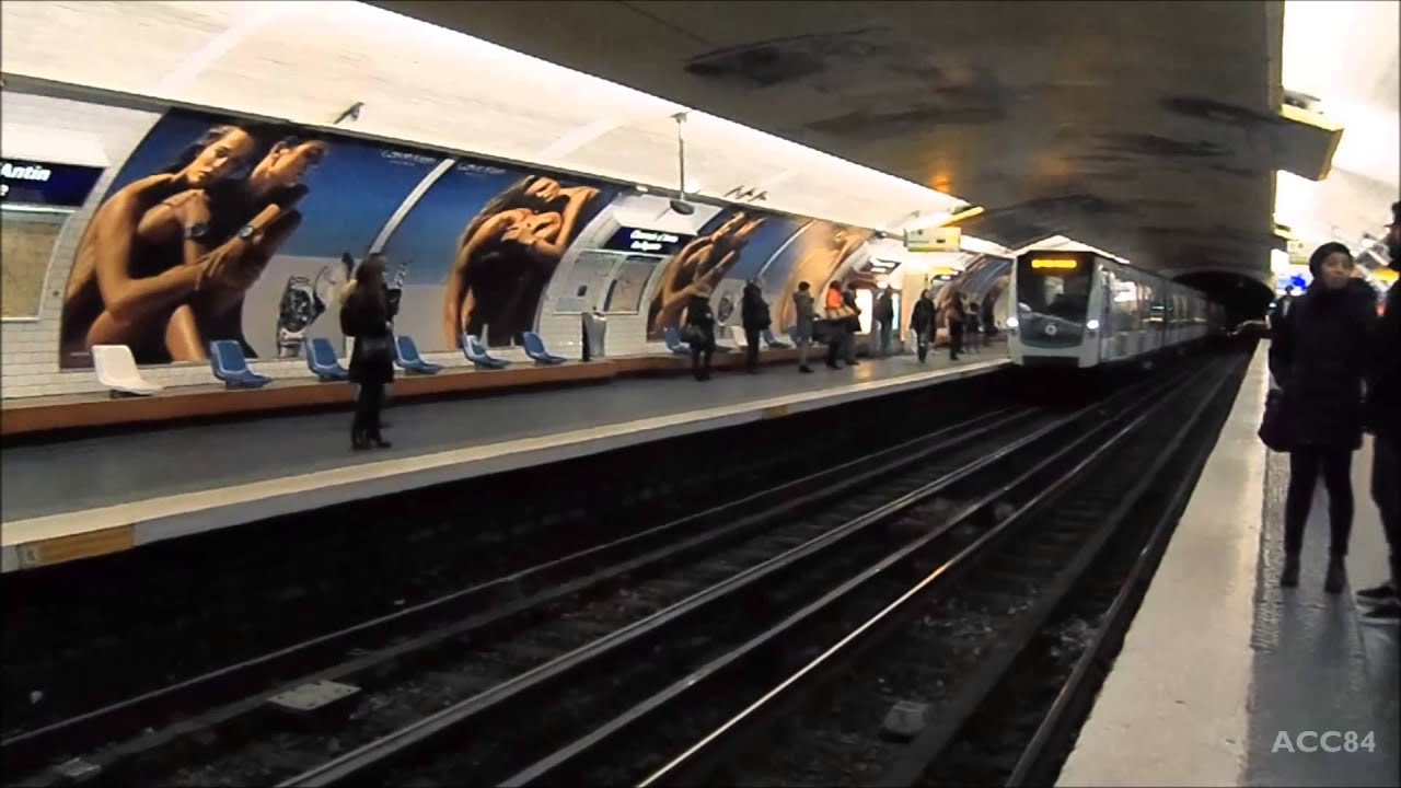 Chaussée d'Antin - La Fayette | Ligne 9 : Métro de Paris ( RATP MF01 ) [2014]