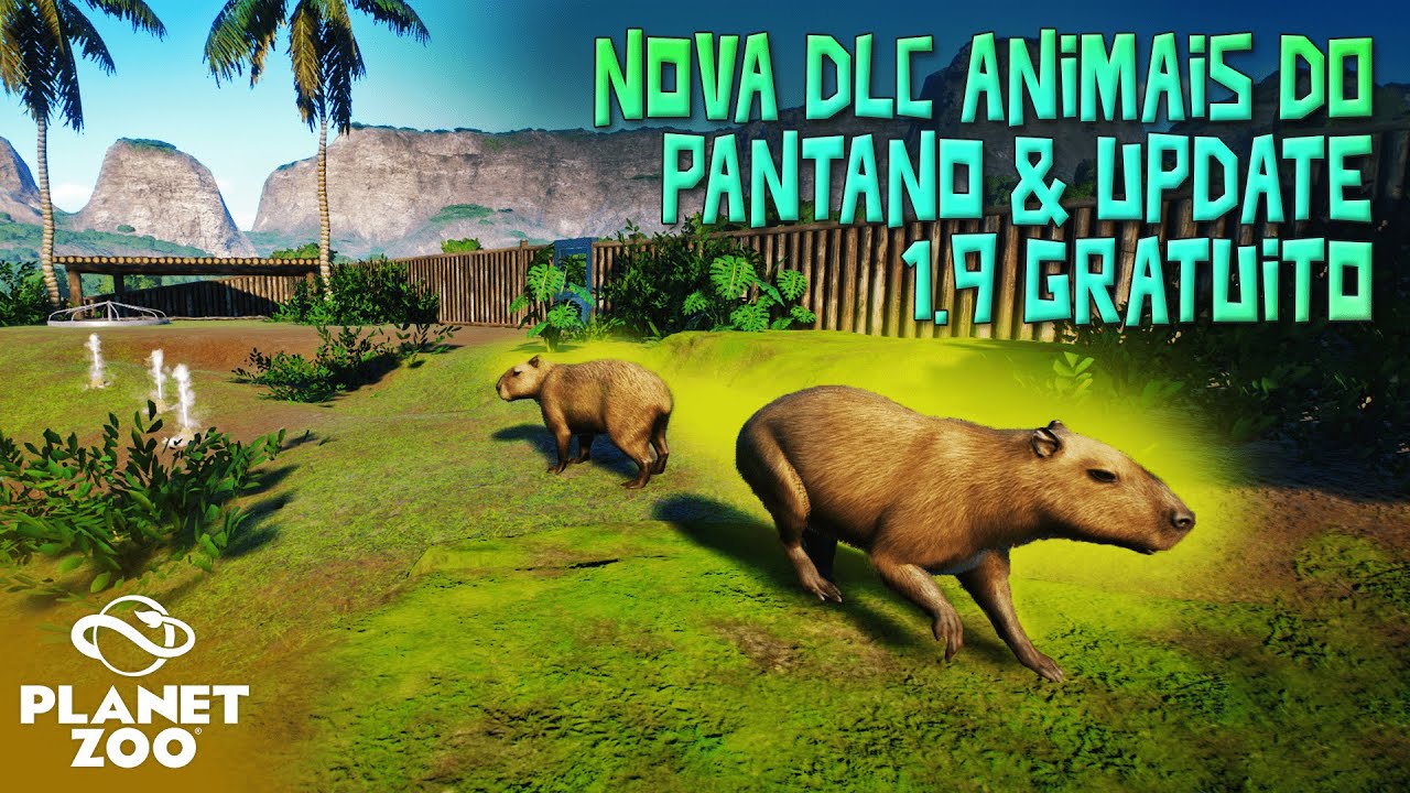 🚨 SAIU a NOVA DLC ANIMAIS do PANTANO & O UPDATE 1.9 GRATUITO! | Planet Zoo | PT-BR ⭐