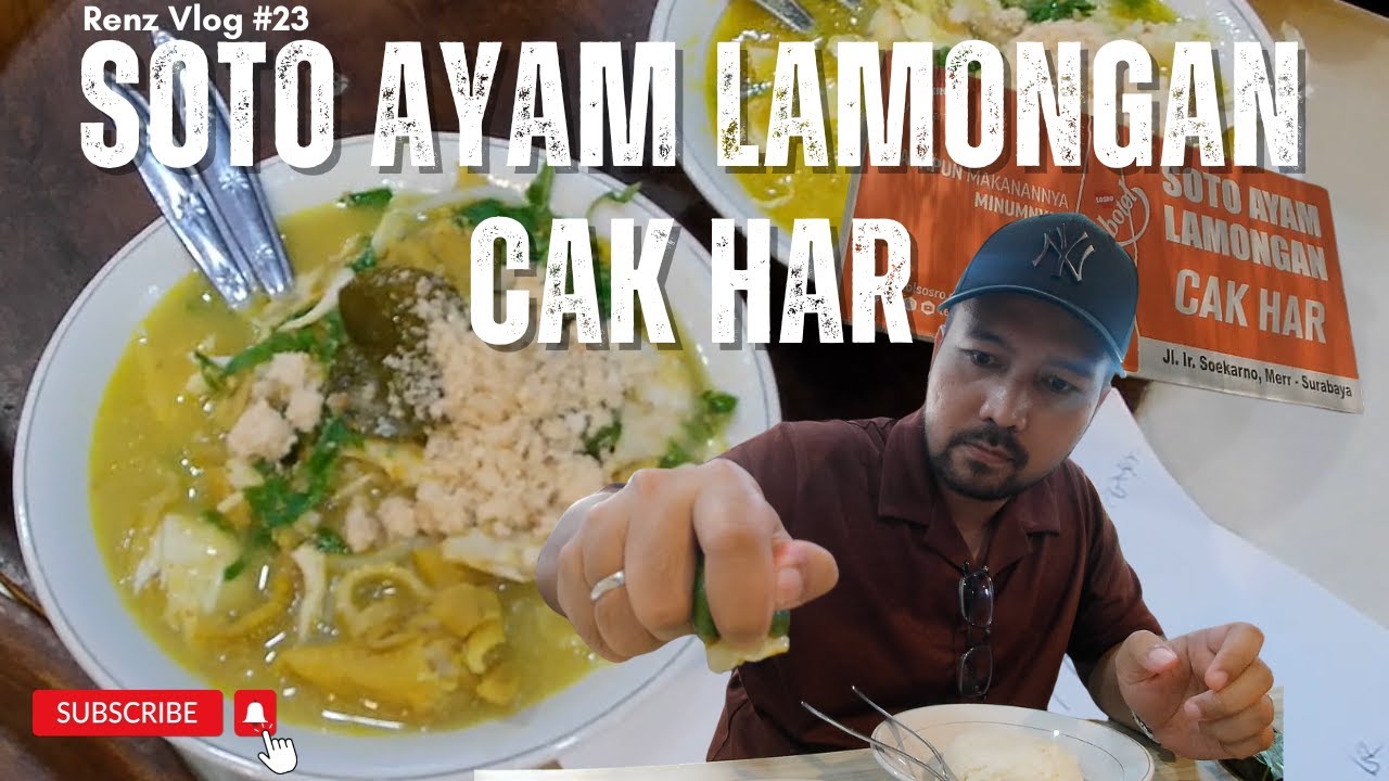 Beneran enak gak sih Soto Ayam Lamongan Cak Har Surabaya ? Viral ?