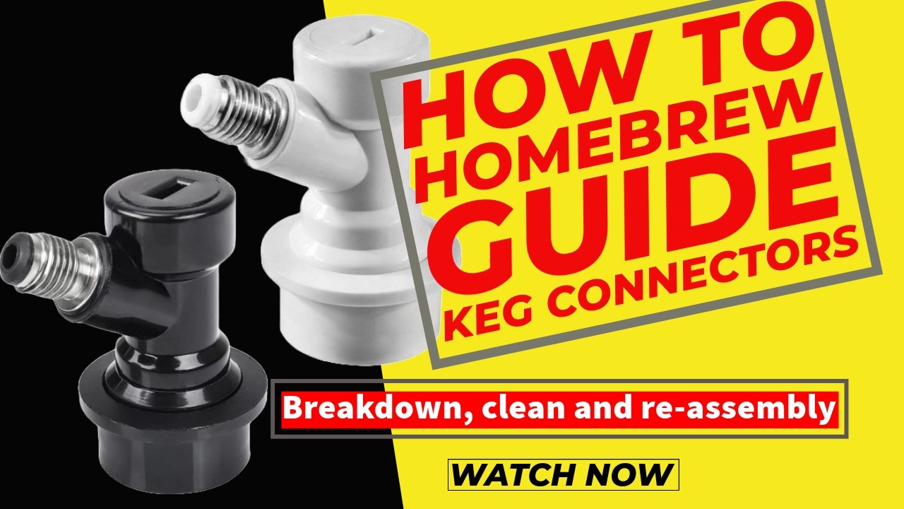 Corney Keg Connectors / Ball Lock Connectors - Breakdown and Reassembly