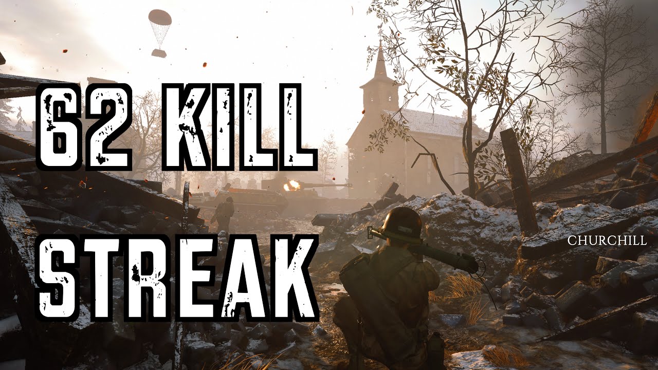 62 Kill streak 10 K/D Ratio as Infantry in Hell Let Loose Foy Night Full Game 4K60FPS