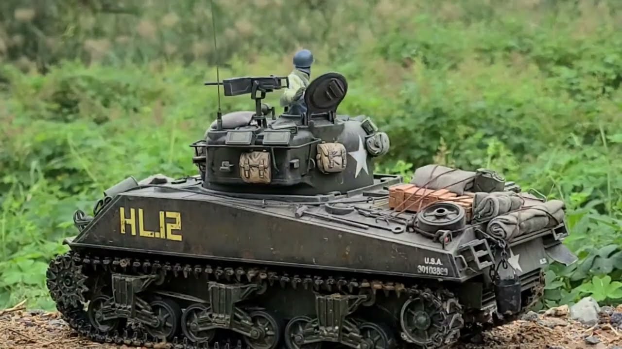 Rc tank M4A3 
