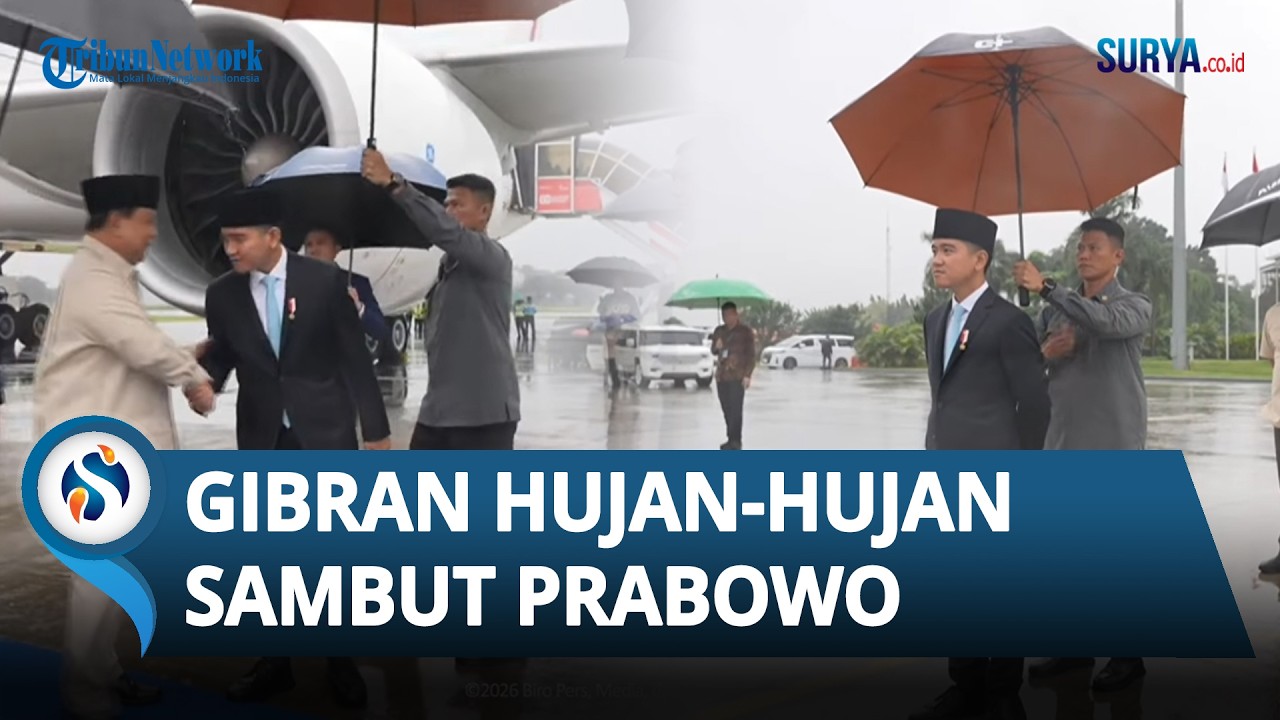 Presiden Prabowo Tiba di Tanah Air seusai Lawatan Luar Negeri, Langsung Disambut Gibran