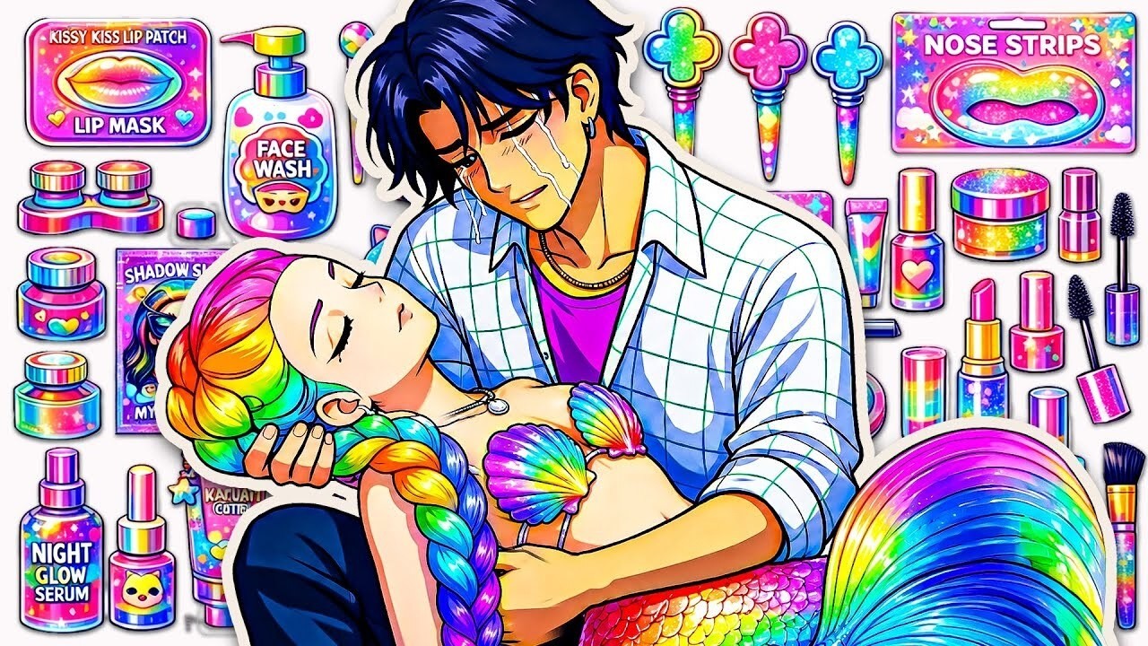 Rumi Mermaid Rainbow Makeover