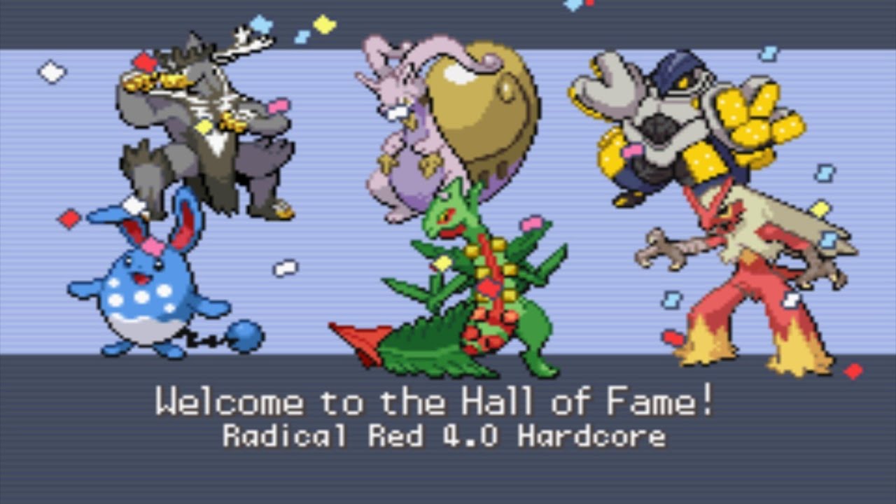 Pokemon Radical Red 4.0 Hardcore - Elite Four and Champion