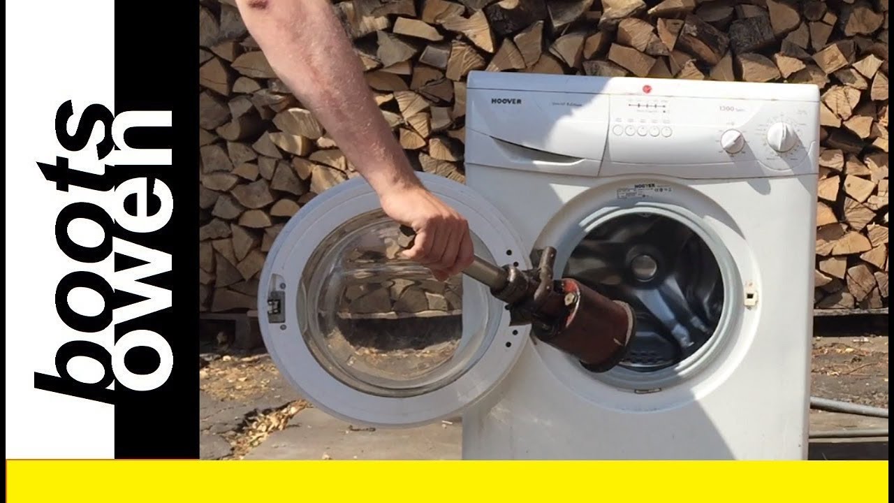 Washing machine meets car jack