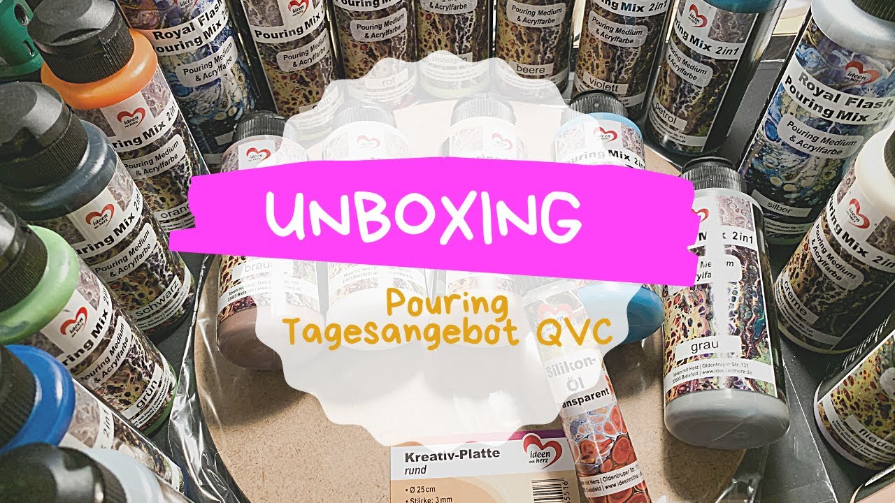 Unboxing POURING Tagesangebot von Ideen mit Herz und QVC April 2020