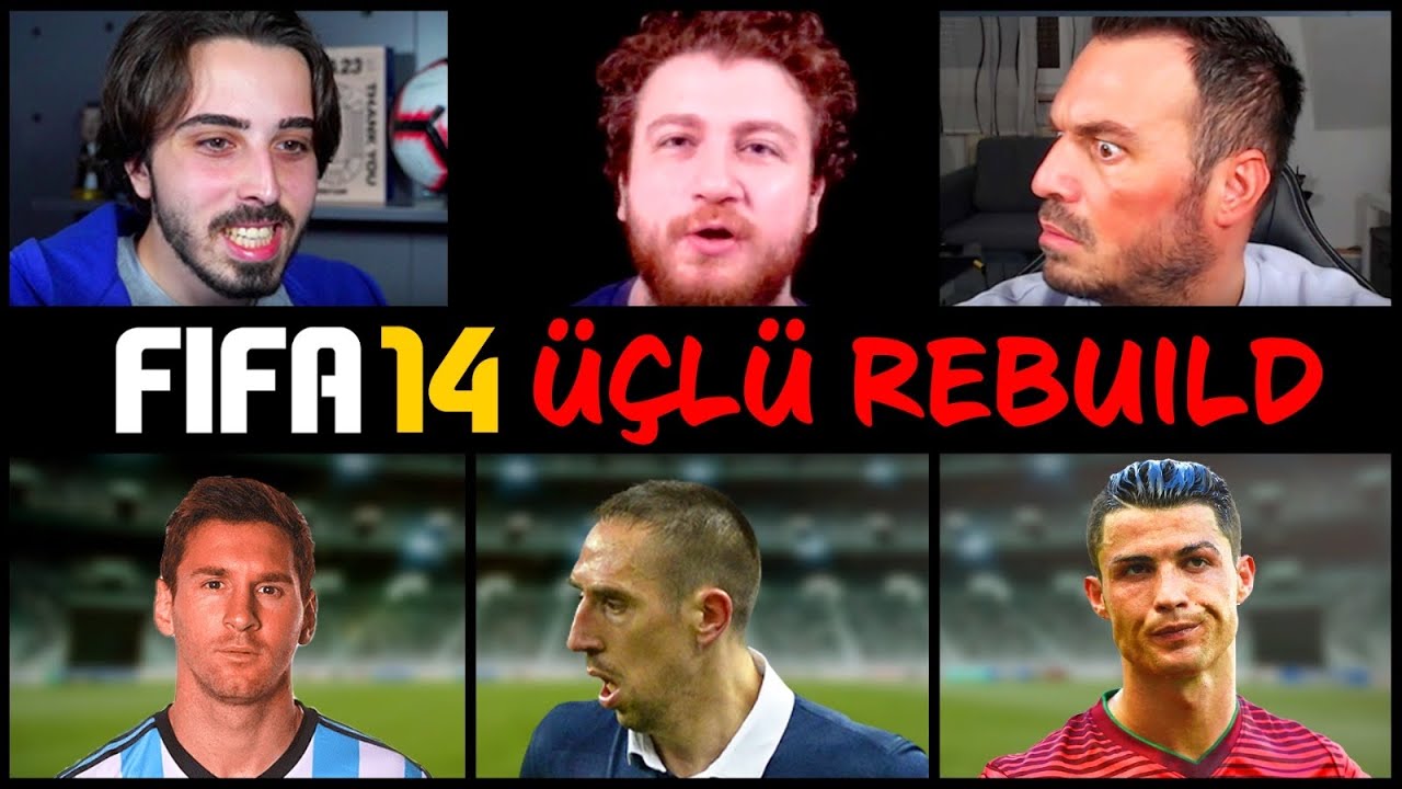 Üçlü Rebuild'de 2014 Dünya Kupası Fırtınası.. Ribery, Falcao, Van Persie @ardenpapazyan @OnurOnline