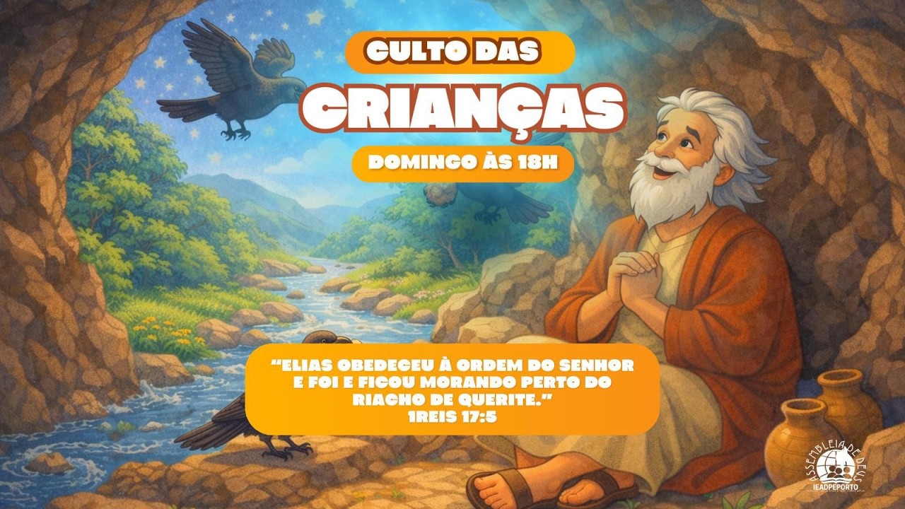 CULTO DAS CRIANÇAS | 08/03/2026 | IEADPE - PORTO - PORTUGAL