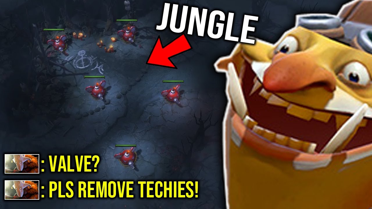 How jungle techies make people complain about dota 2?