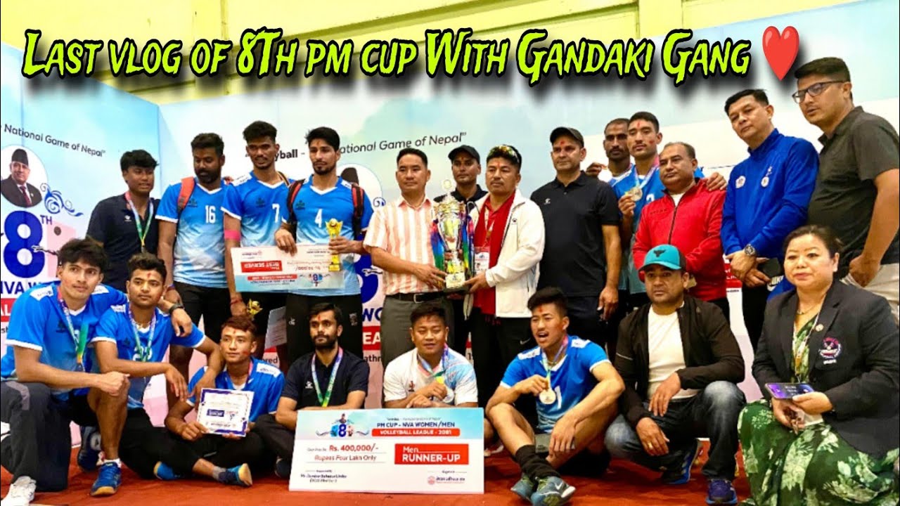 Sorry For Late Guy's ||8Th PM Cup 2081||  wih Gandaki gang #rajandarlami #vlog ❤️