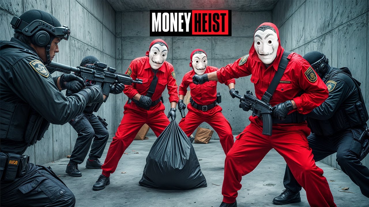 PARKOUR VS MONEY HEIST! 7 | BAD GUYS: NO ESCAPE, POLICE Slam the Chase Shut  (BELLA CIAO) Epic POV