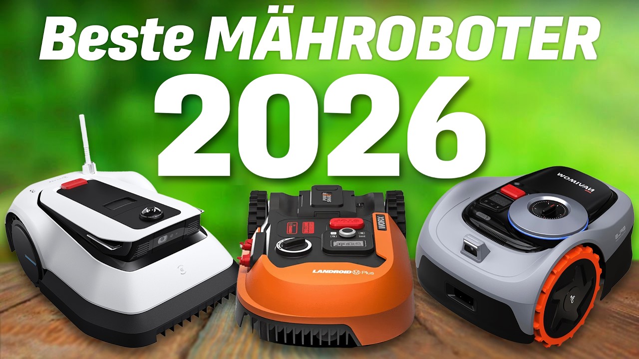 Beste KABELLOSE M&Auml;HROBOTER im Vergleich 2026 ► Nicht kaufen, bevor du das siehst!