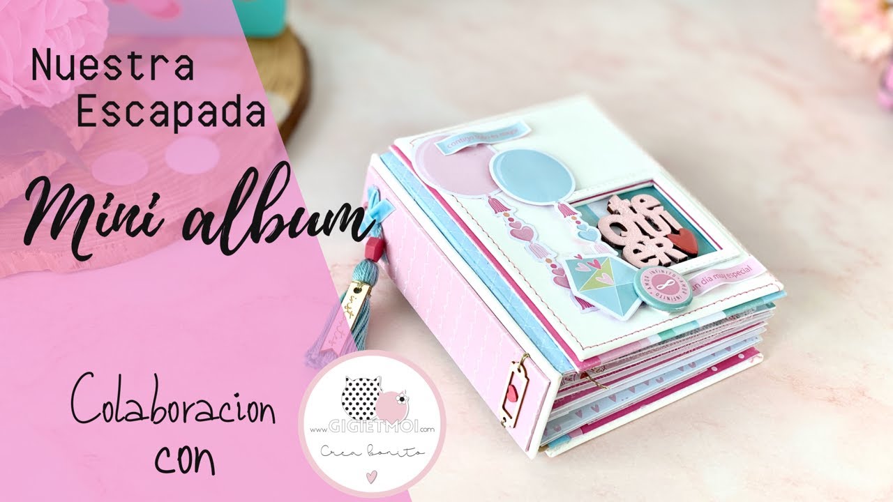 ❤️Como hacer * MINI ALBUM cuquiamoroso ❤️con ECOPIEL