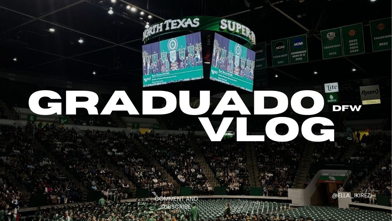 Come With Me to Texas  Graduation Vlog