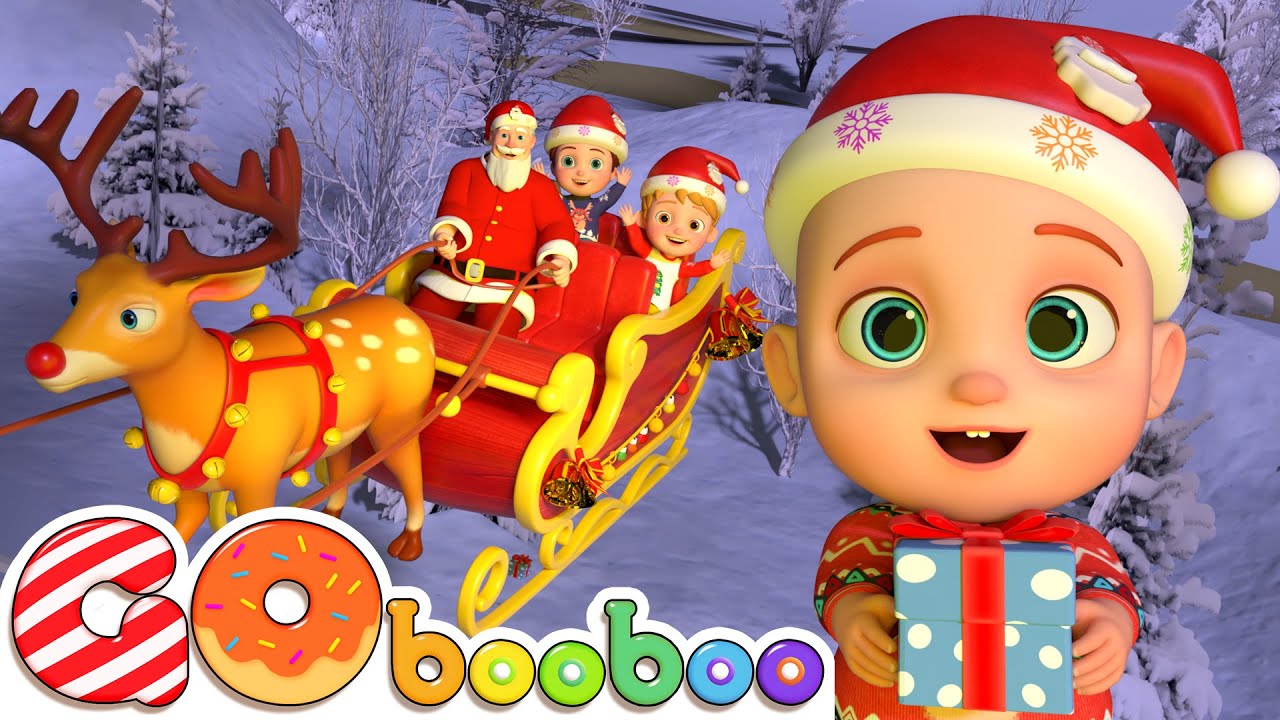 Jingle Bells | Christmas Songs for Kids | GoBooBoo Kids Songs & Nursery Rhymes