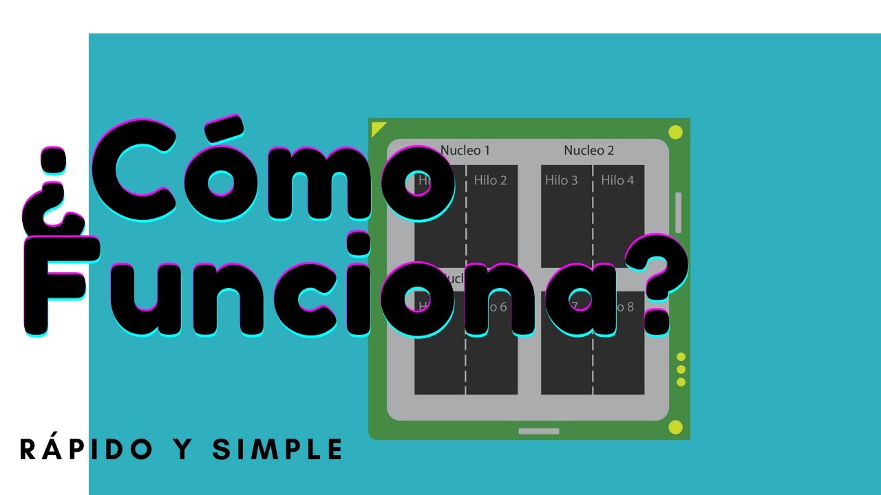 Explicaci&oacute;n simple de un procesador ( N&uacute;cleo, Hilos y Frecuencia)
