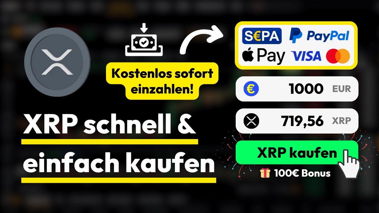XRP kaufen in 3 Minuten ✅&nbsp;Schritt f&uuml;r Schritt Anleitung 2026