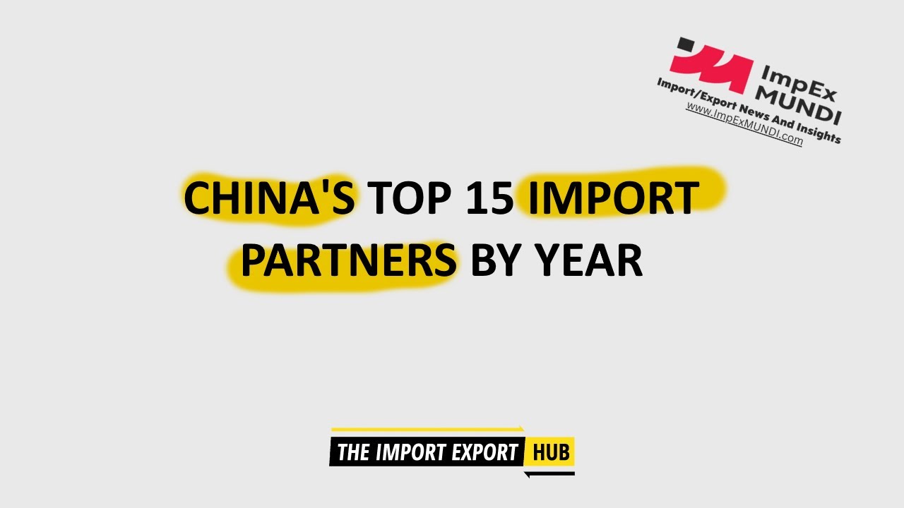 Data Stories: China's Import Partners. TOP 15 by year