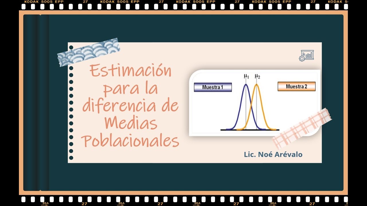 Estimación para la diferencia de dos medias poblacionales
