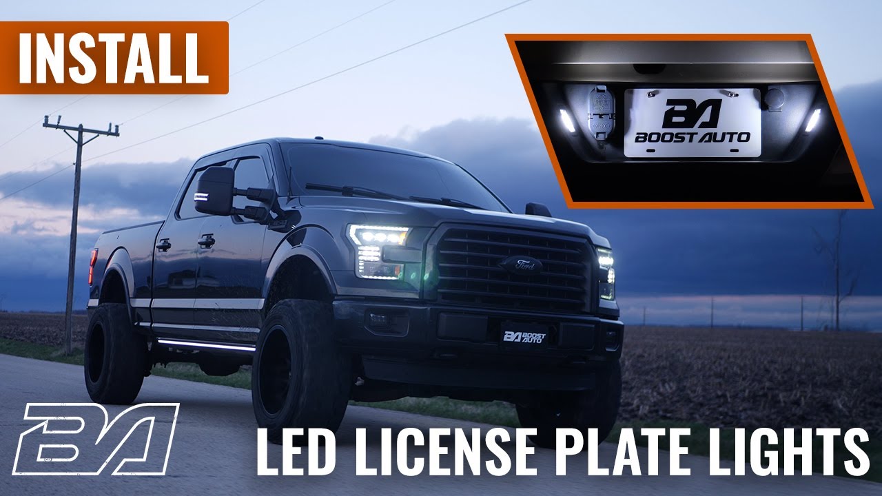 Руководство по установке светодиодных фонарей номерного знака Boost Auto Plug and Play | Грузовик...