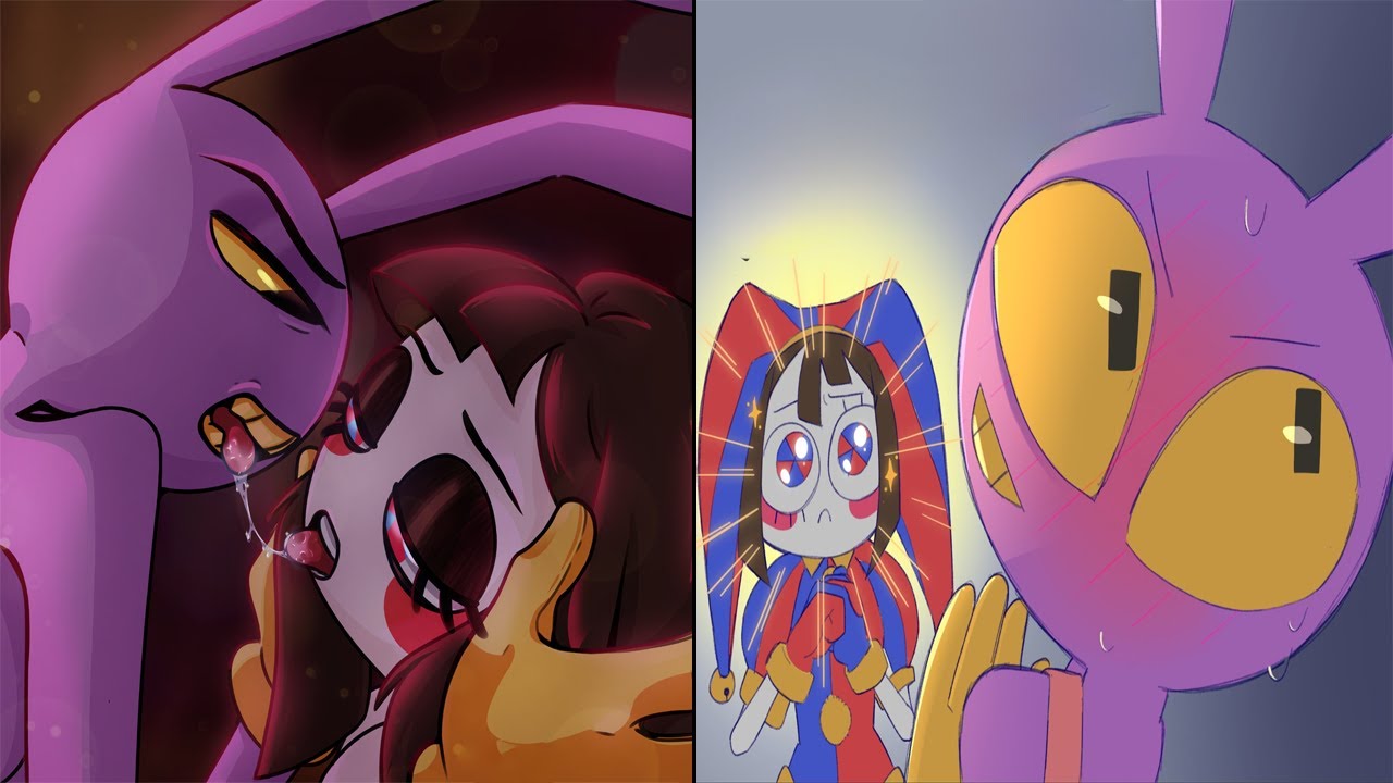 Jax x Pomni Caught in the Act l Circus Comic | TADC