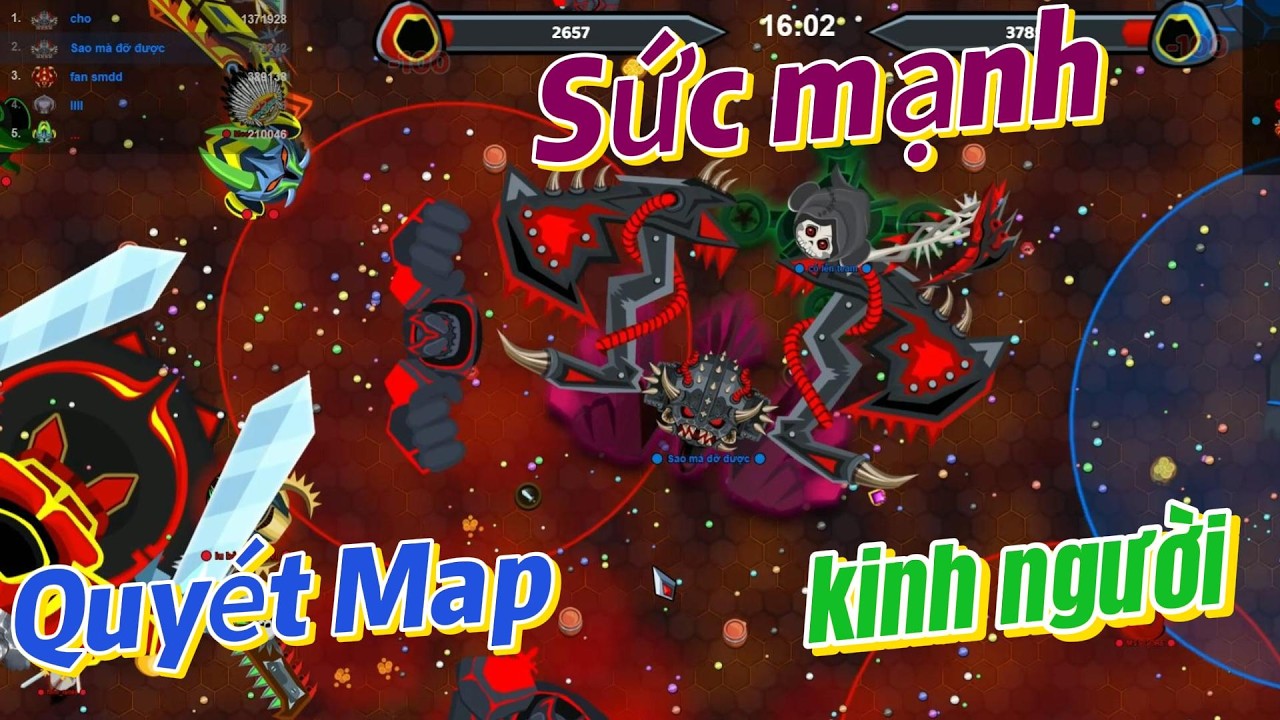 [Evowars.io #487] Sức mạnh tuyệt đối quái vật Mega càn quyét Map #evowars2024 #saomadoduoc