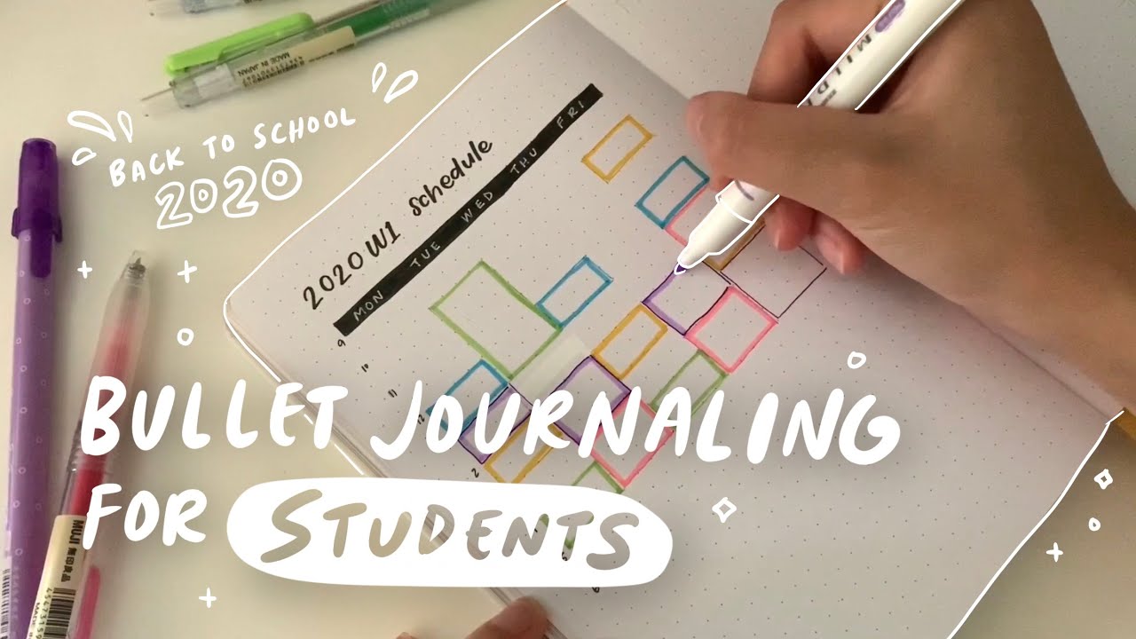 how i set up my bullet journal for university : back to school 2020 ✨