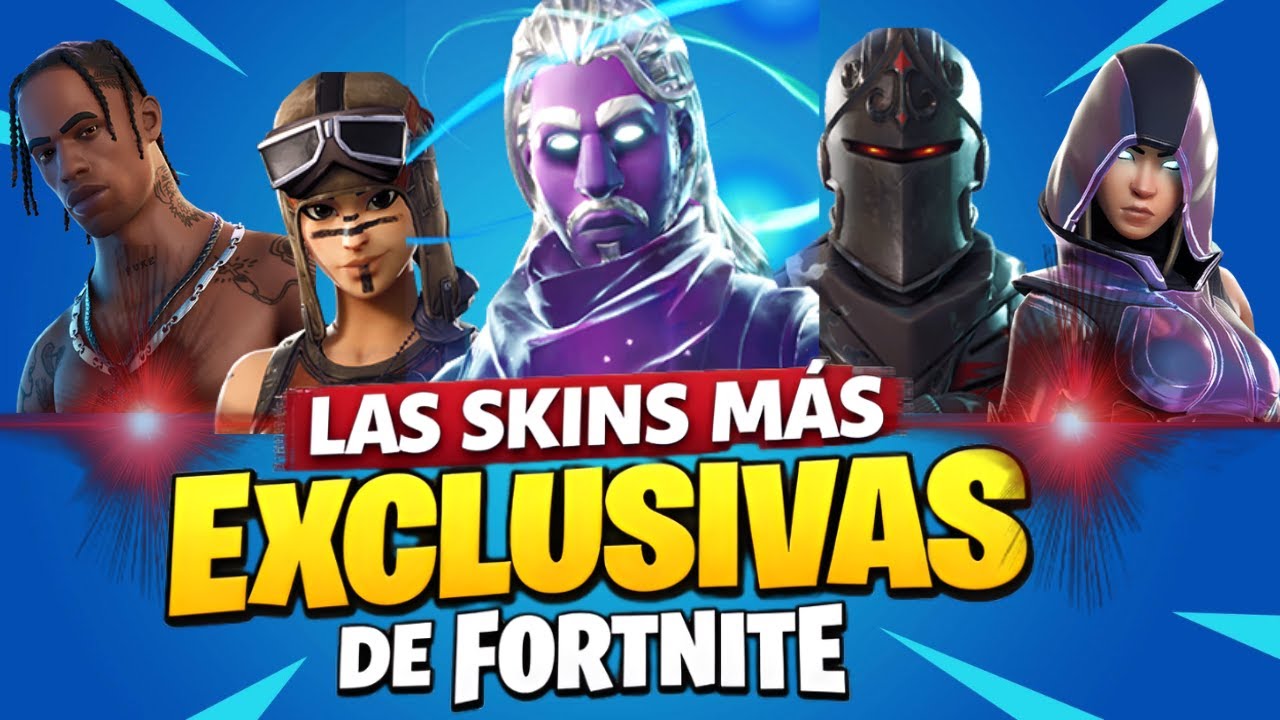 Las Skins MÁS Exclusivas de Fortnite (Casi Nadie las Tiene)