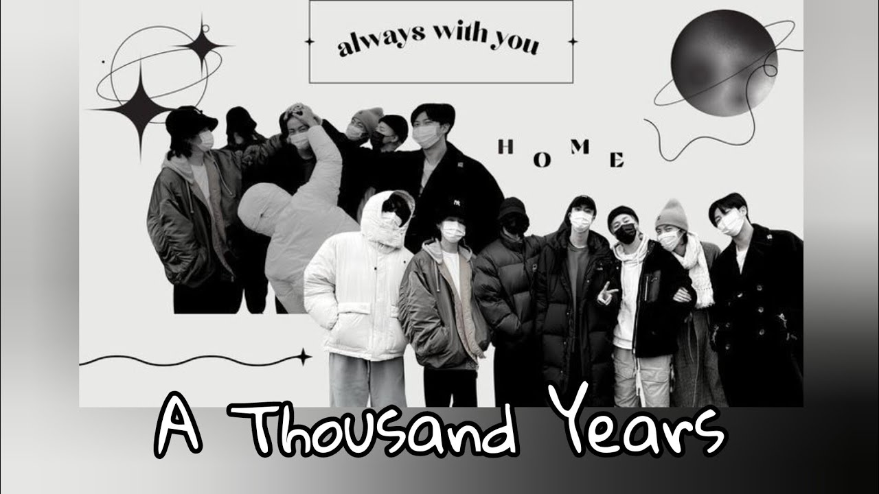 BTS Ot7 FMV (A Thousand Years) 💜